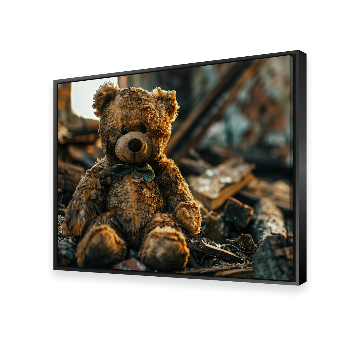 Shabby Teddy Bear Wall Art