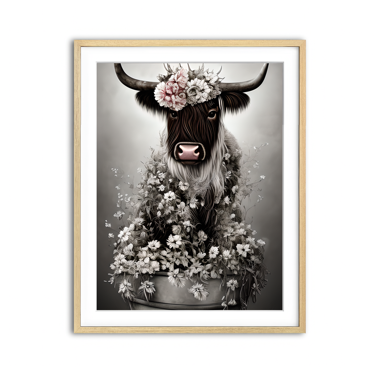 Framed Print 3x4 Natural