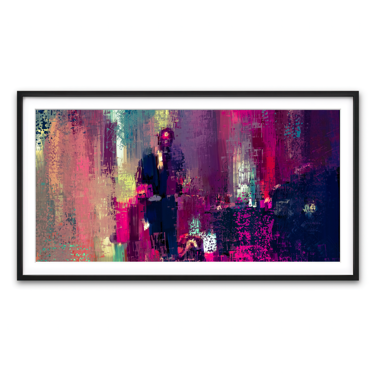 Framed Print 2x1 Black