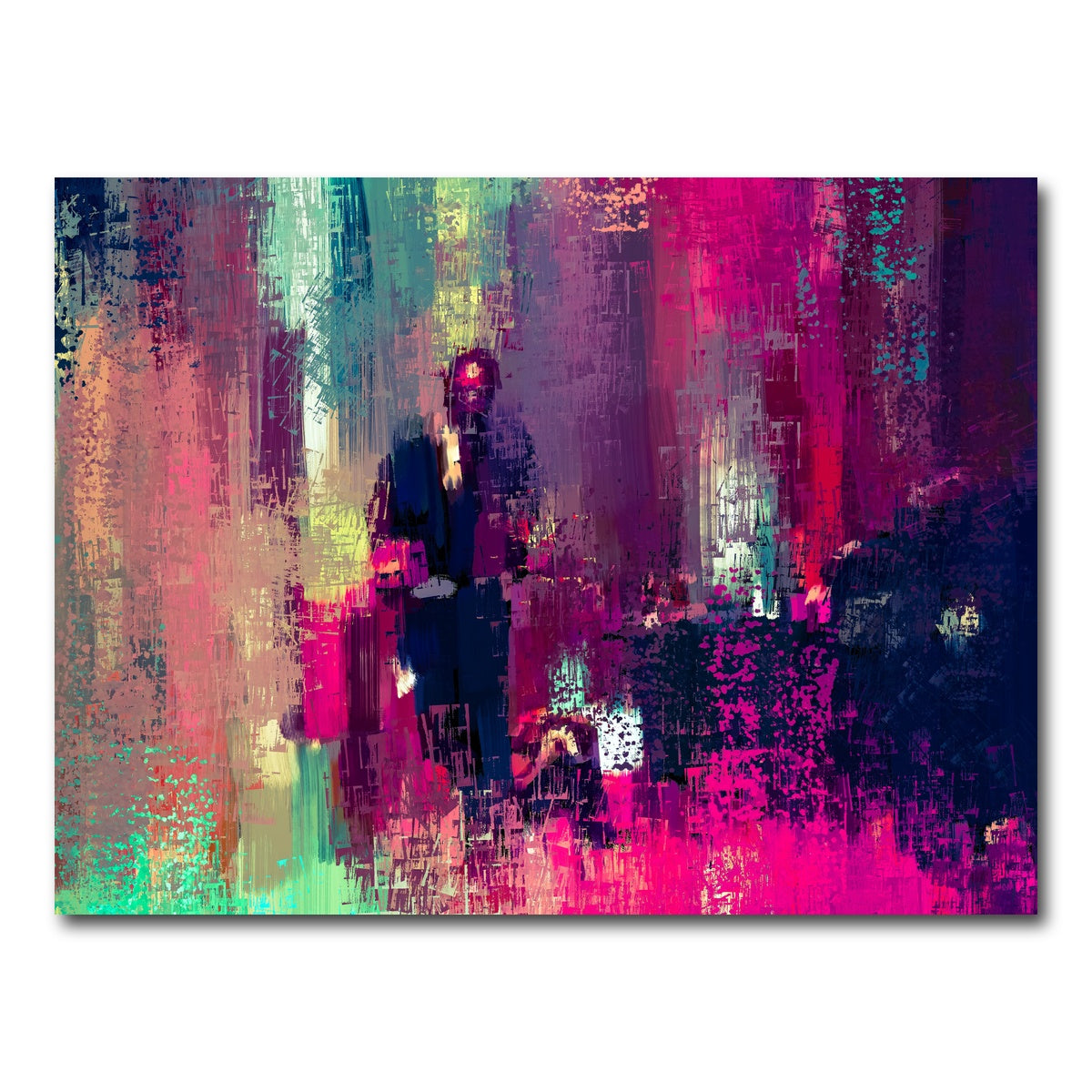 AUTO-MOCKUP WHITE | Shades of John Wick | 1 Piece | Gallery Wrap Canvas | group=4x3