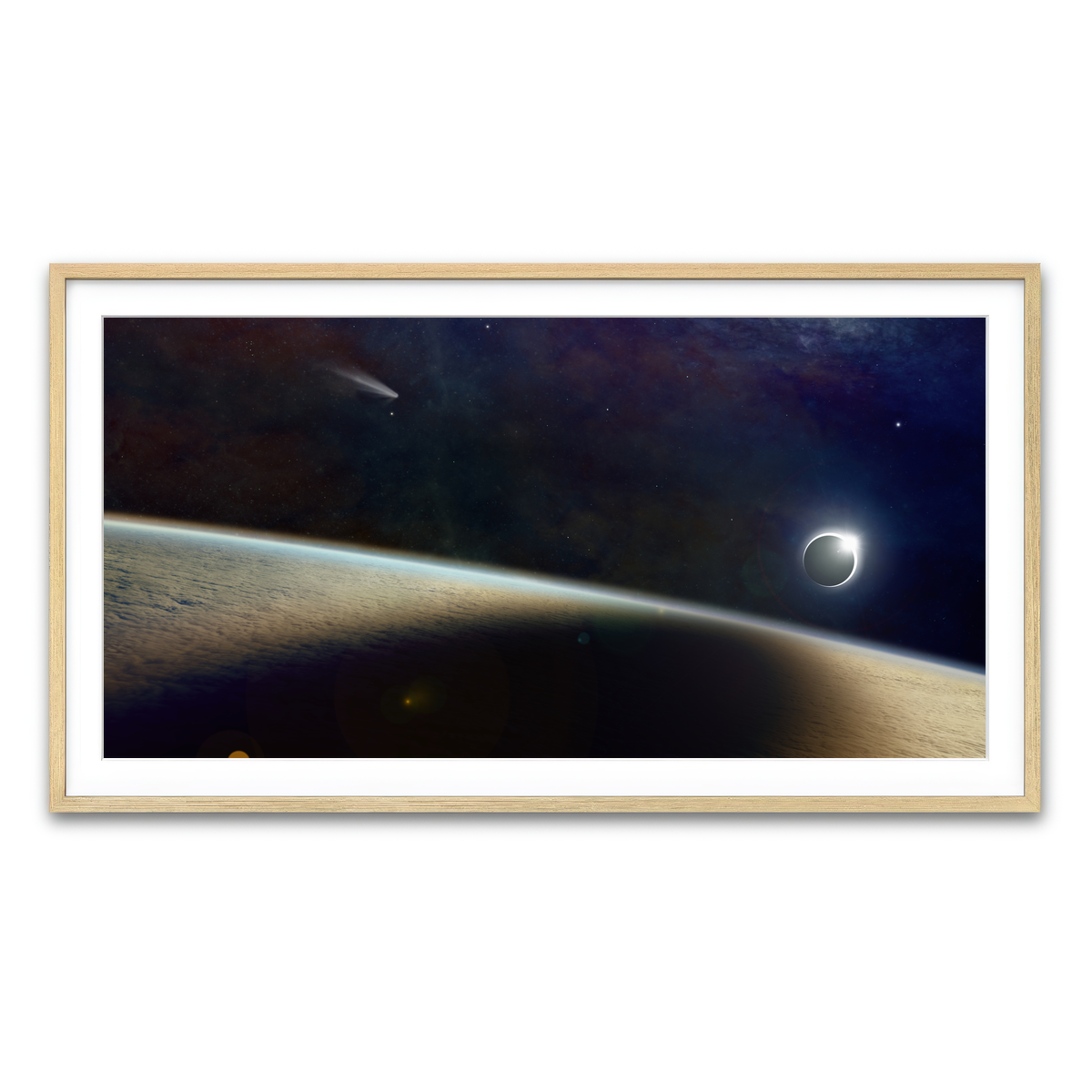 Framed Print 2x1 Natural