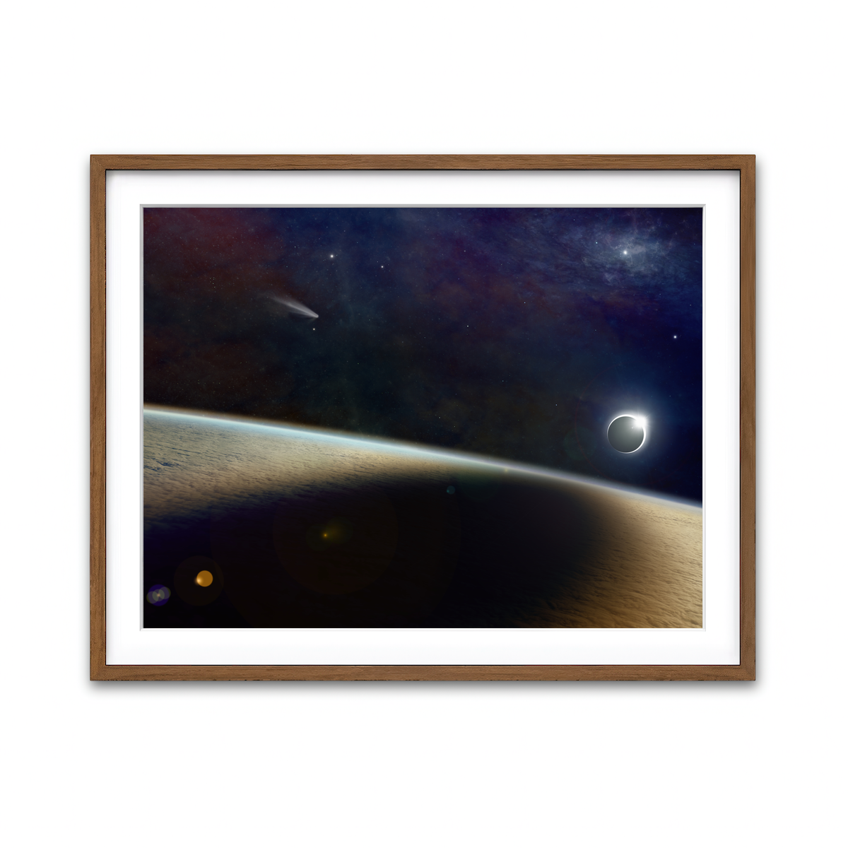 Framed Print 4x3 Walnut