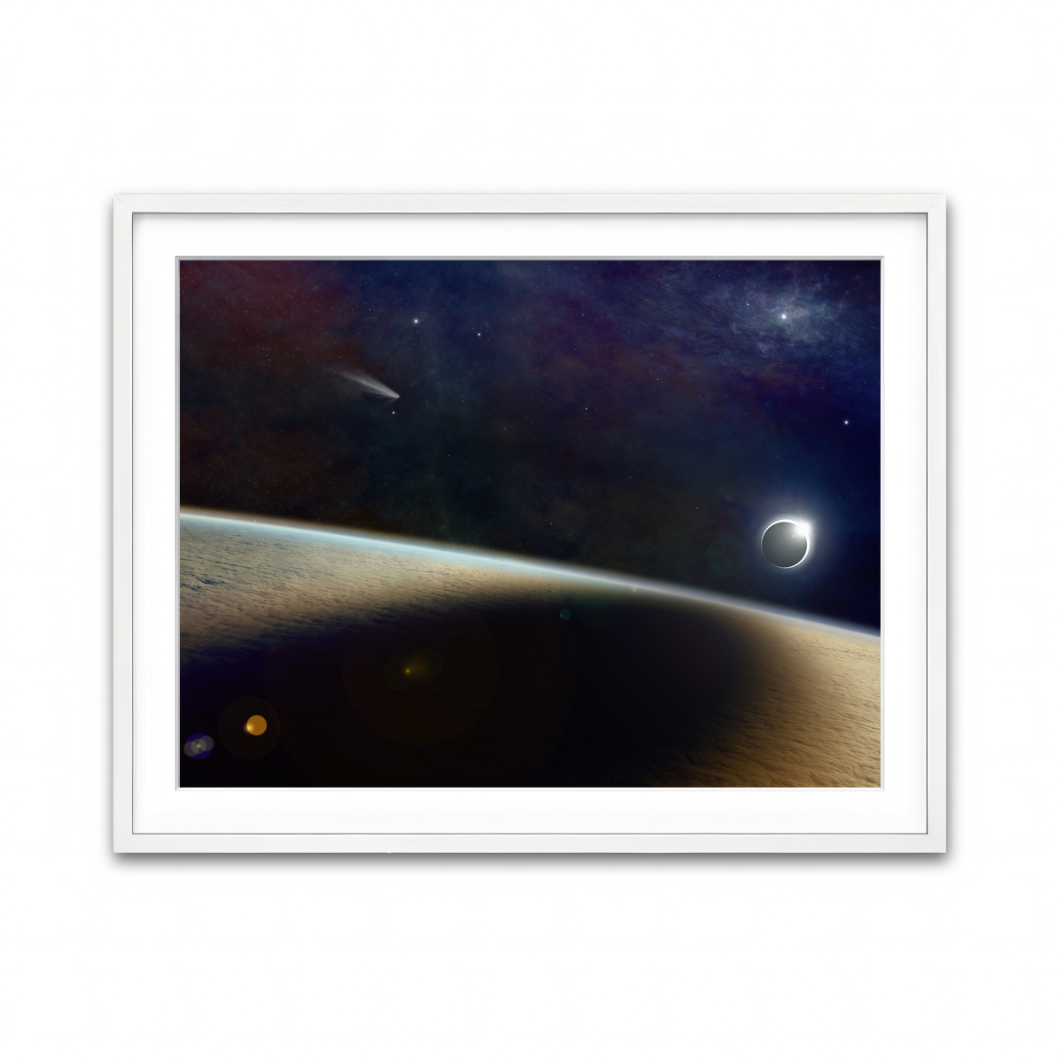 Framed Print 4x3 White