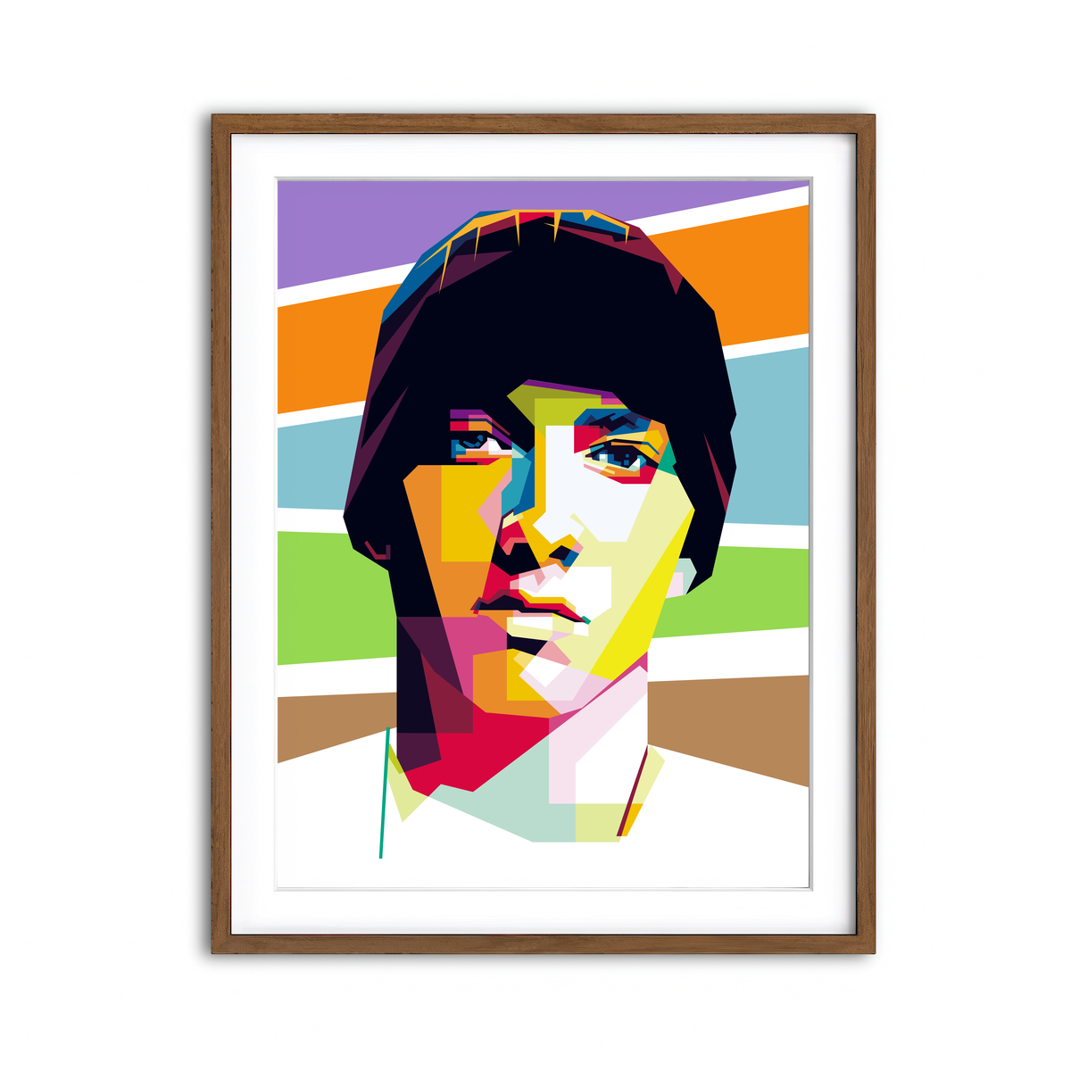 Framed Print 3x4 Walnut