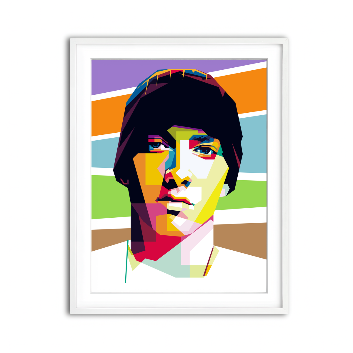 Framed Print 3x4 White