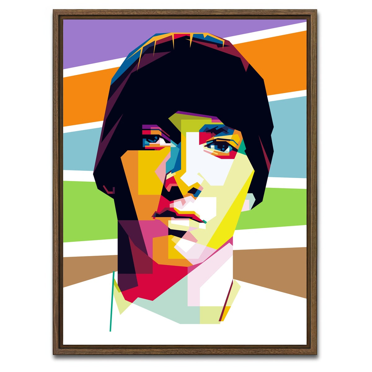 AUTO-MOCKUP WHITE | Shady | 1 Piece | Walnut Framed Canvas | group=3x4