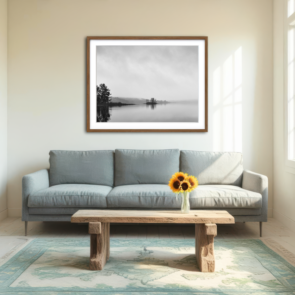AUTO-MOCKUP ROOM | Shahola Lake Wall Art