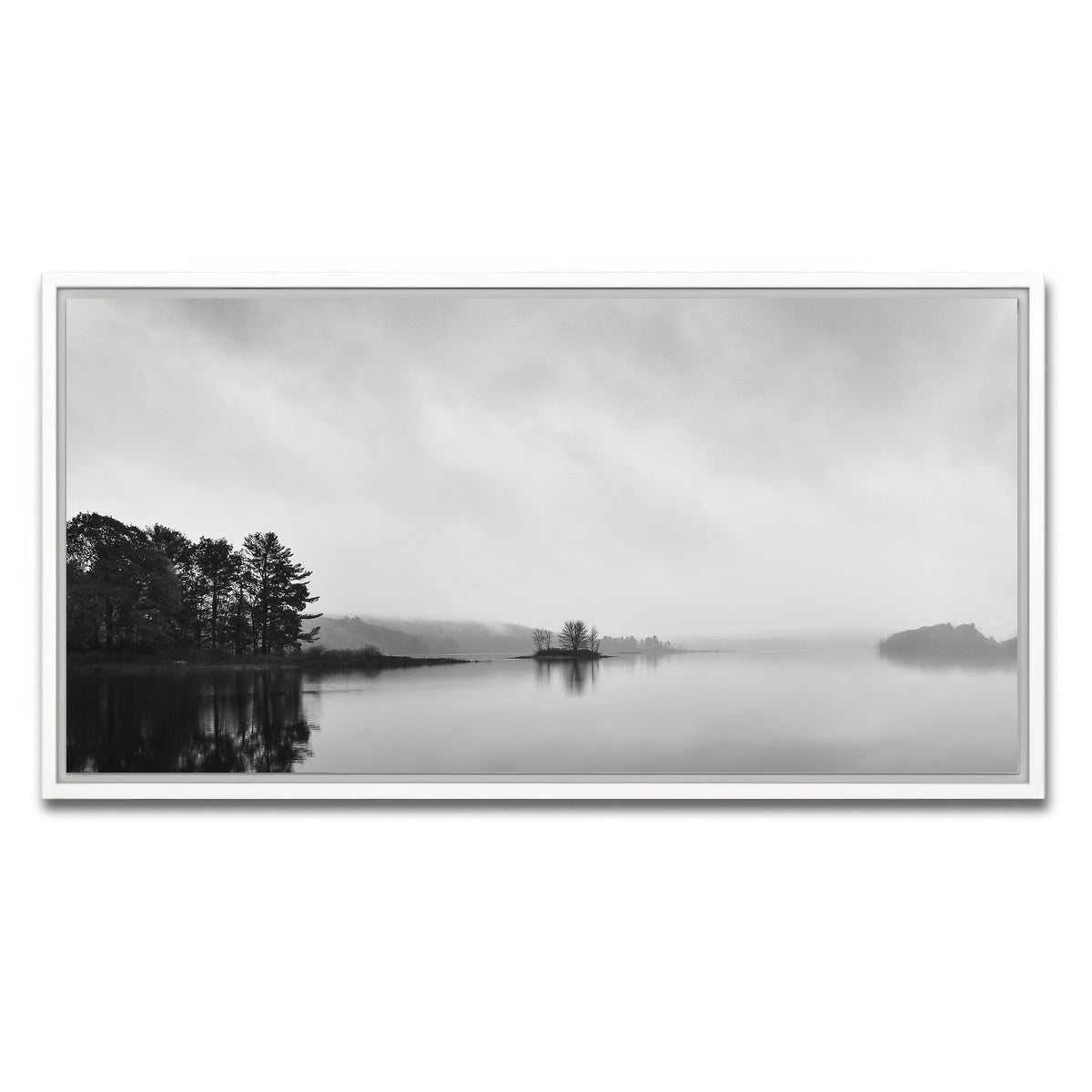 AUTO-MOCKUP WHITE | Shahola Lake | 1 Piece | White Framed Canvas | group=2x1