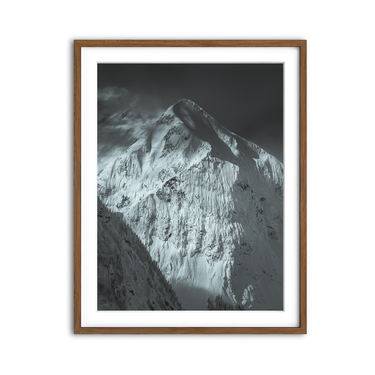 Framed Print 3x4 Walnut