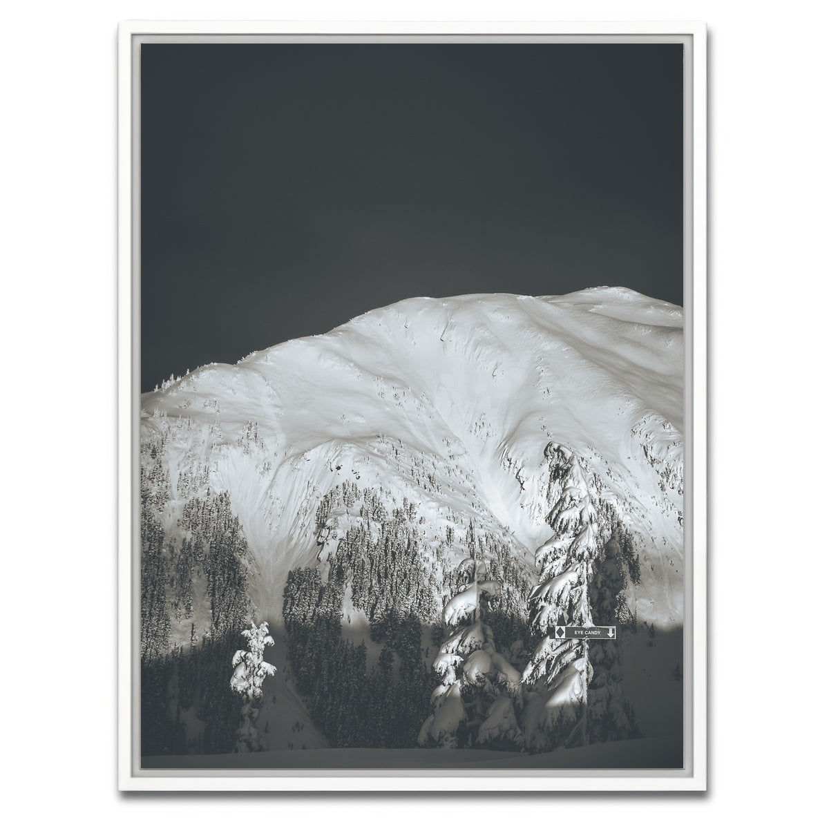 AUTO-MOCKUP WHITE | Shames Mountain 1 | 1 Piece | White Framed Canvas | group=3x4