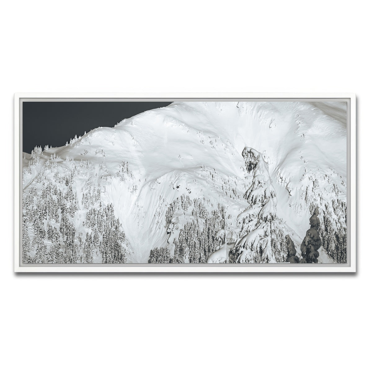 AUTO-MOCKUP WHITE | Shames Mountain 2 | 1 Piece | White Framed Canvas | group=2x1
