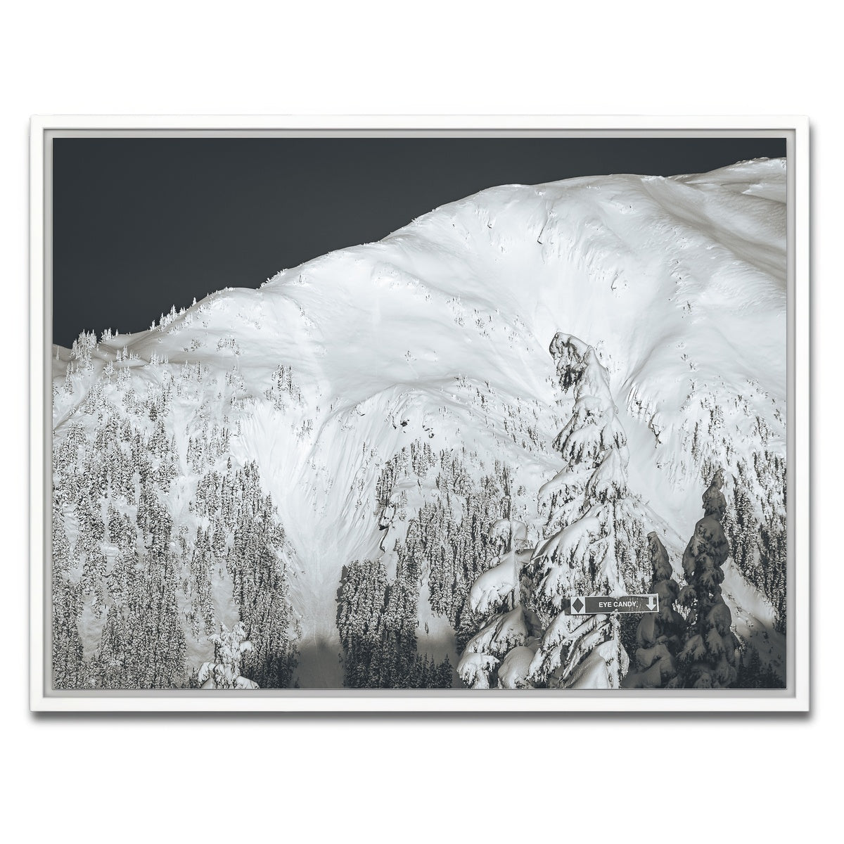 AUTO-MOCKUP WHITE | Shames Mountain 2 | 1 Piece | White Framed Canvas | group=4x3