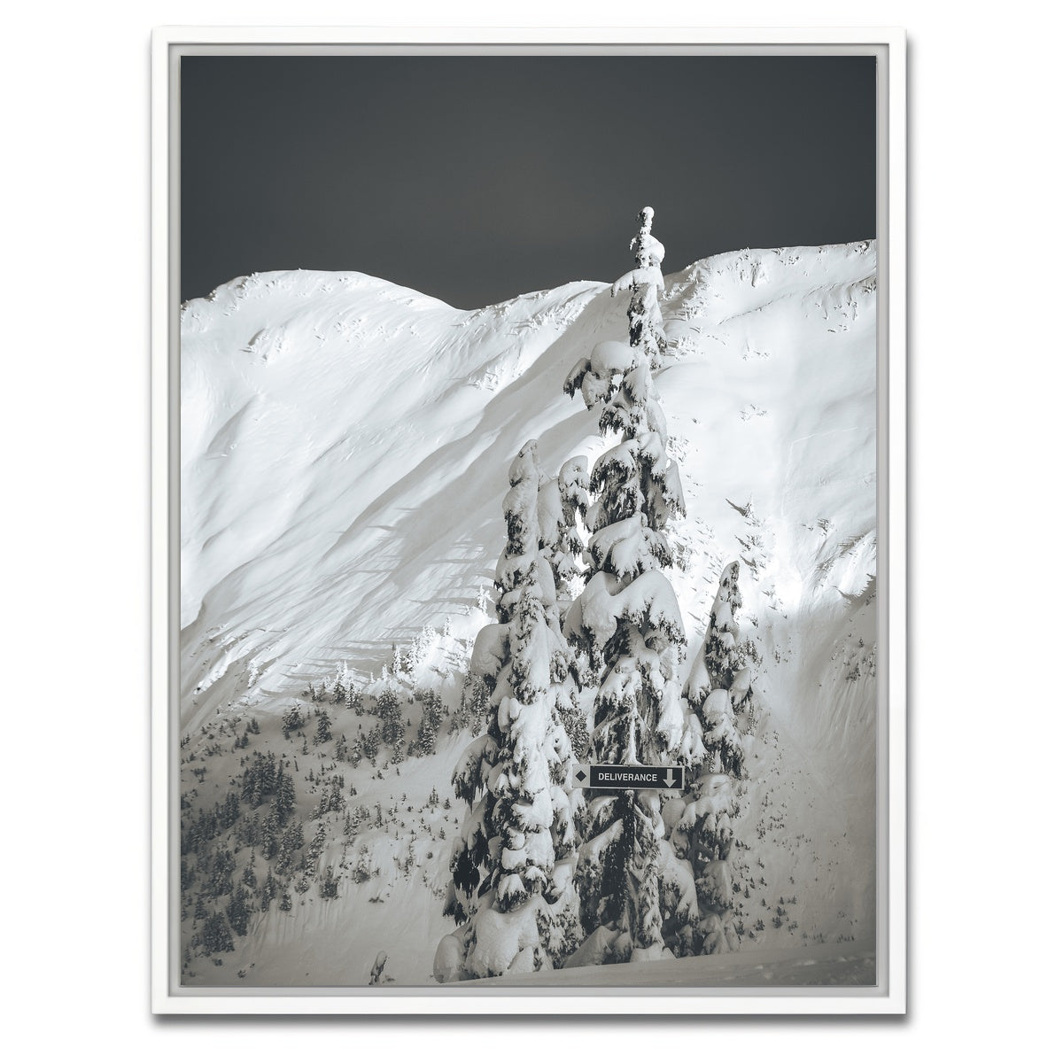 AUTO-MOCKUP WHITE | Shames Mountain 3 | 1 Piece | White Framed Canvas | group=3x4