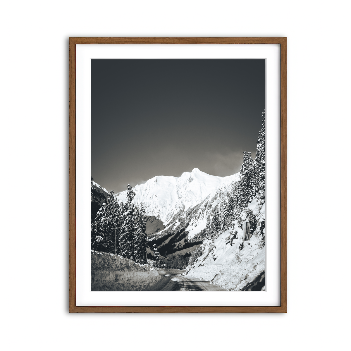 Framed Print 3x4 Walnut