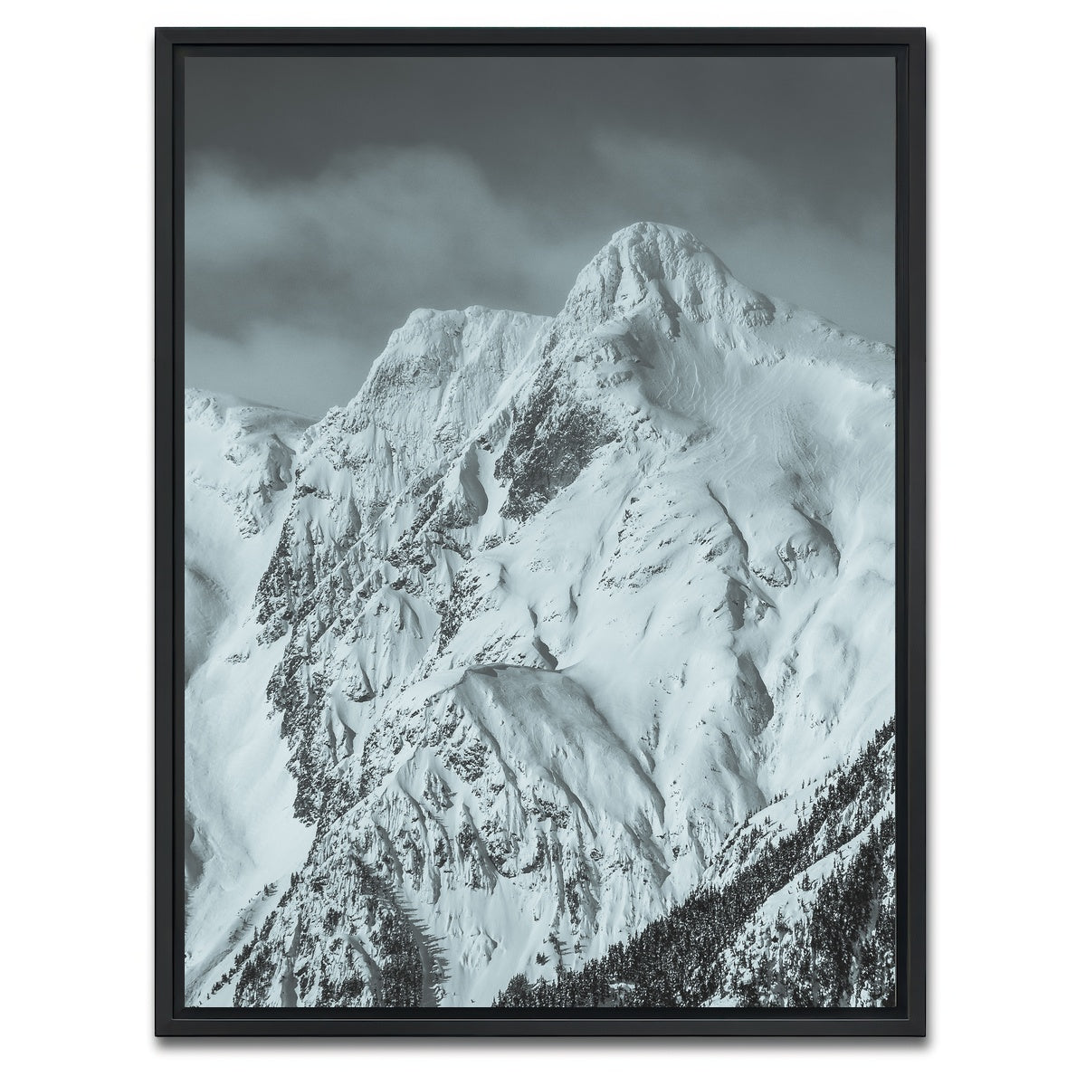 AUTO-MOCKUP WHITE | Shames Mountain 5 | 1 Piece | Black Framed Canvas | group=3x4