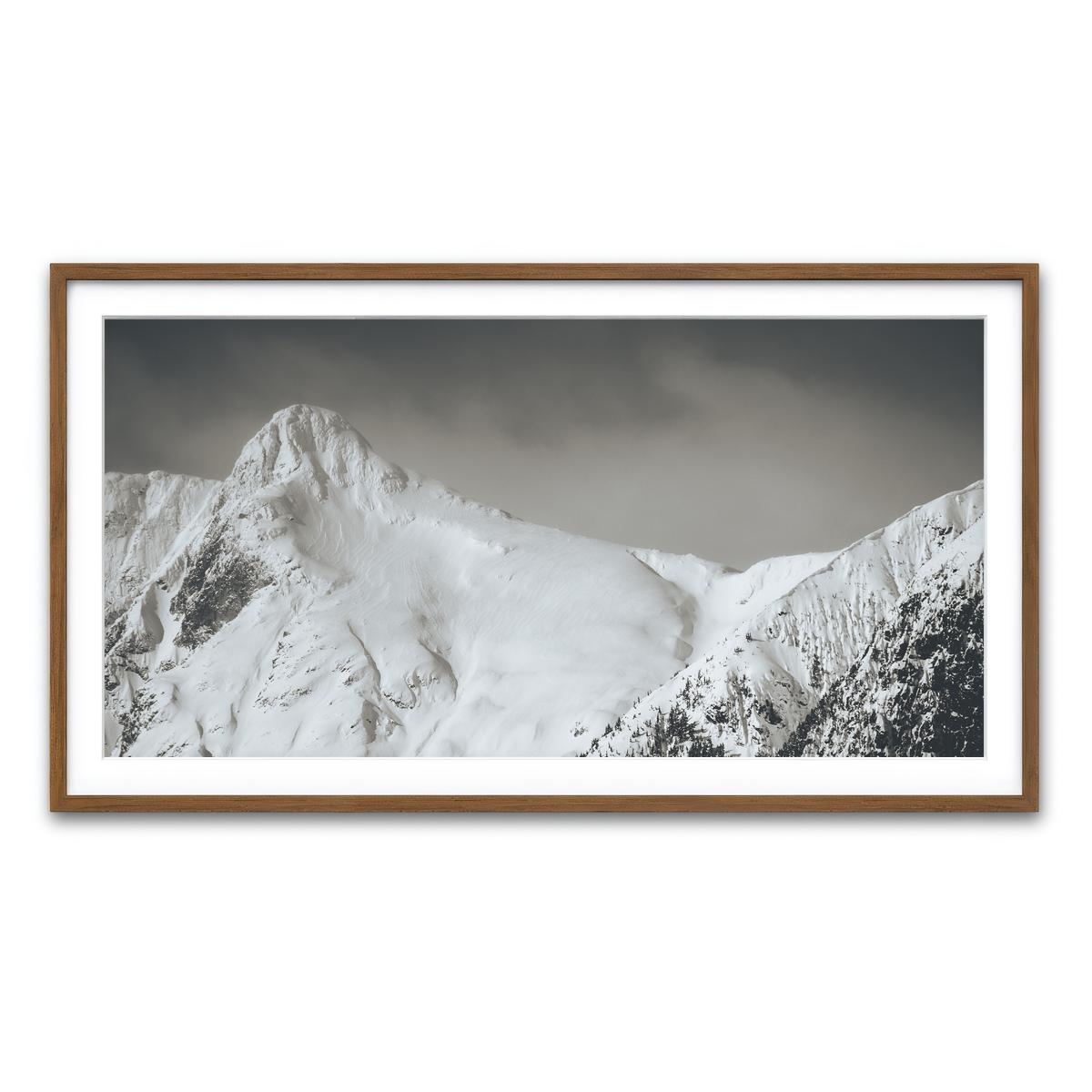 Framed Print 2x1 Walnut