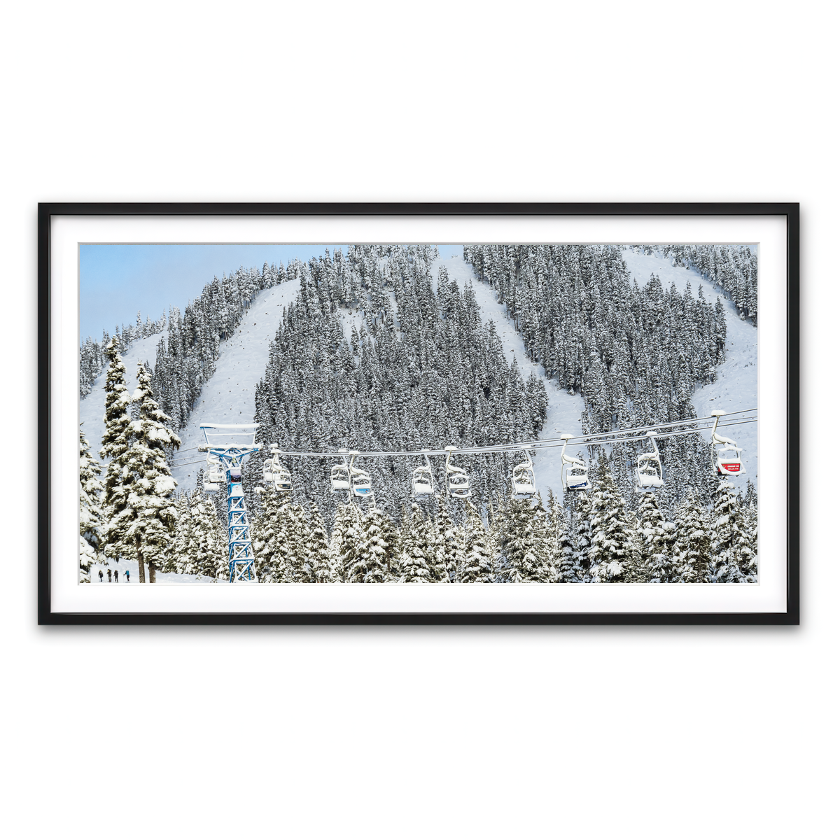Framed Print 2x1 Black