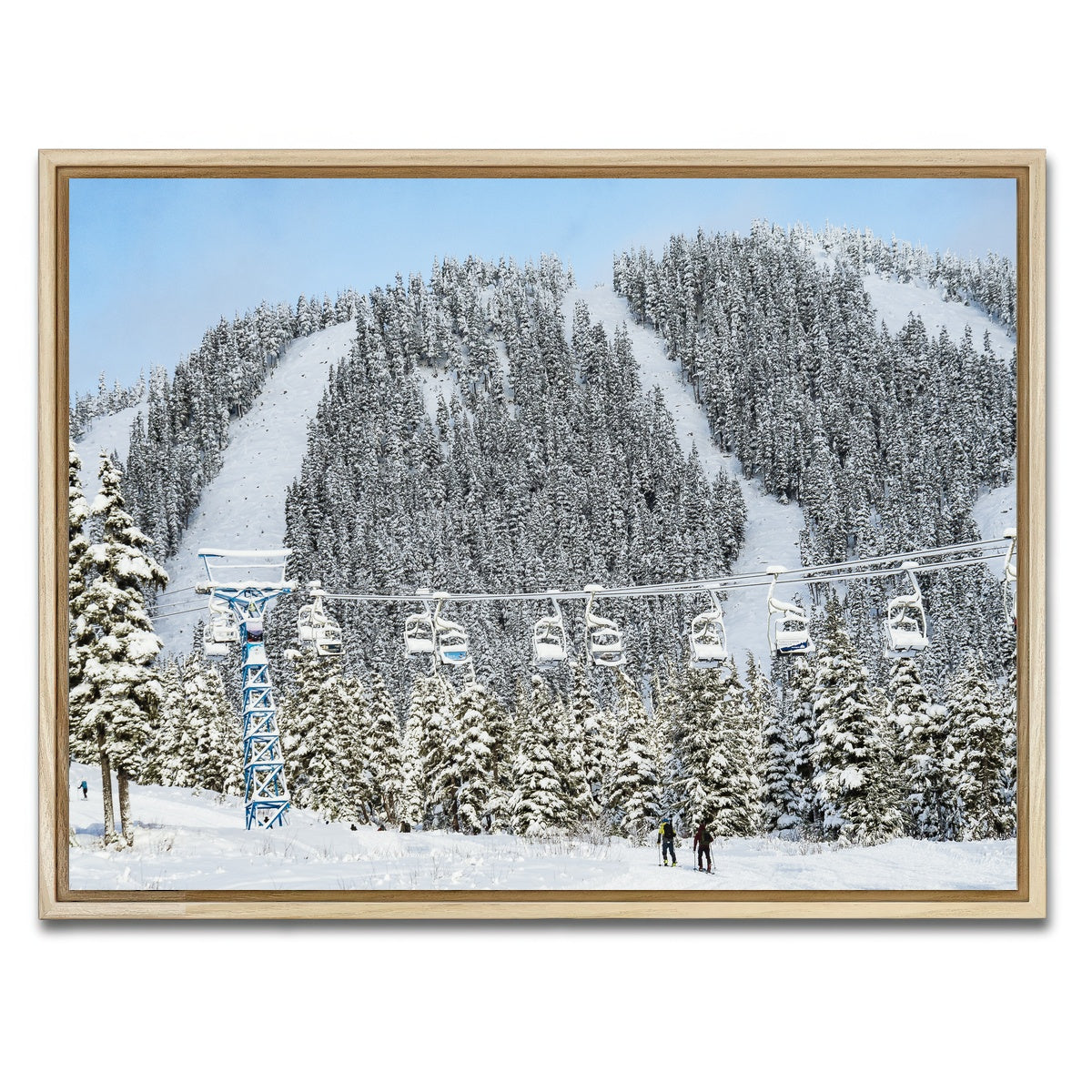 AUTO-MOCKUP WHITE | Shames Mountain Northern BC 1 | 1 Piece | Natural Framed Canvas | group=4x3