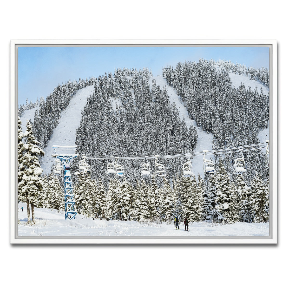 AUTO-MOCKUP WHITE | Shames Mountain Northern BC 1 | 1 Piece | White Framed Canvas | group=4x3