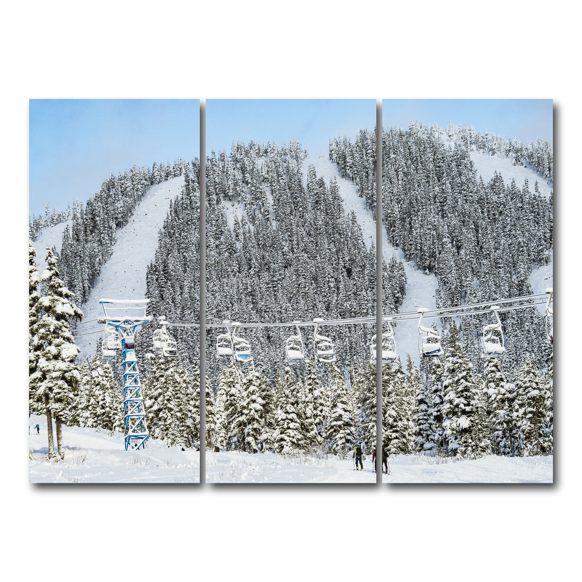 AUTO-MOCKUP WHITE | Shames Mountain Northern BC 1 | 3 Piece | Gallery Wrap Canvas | group=8x18