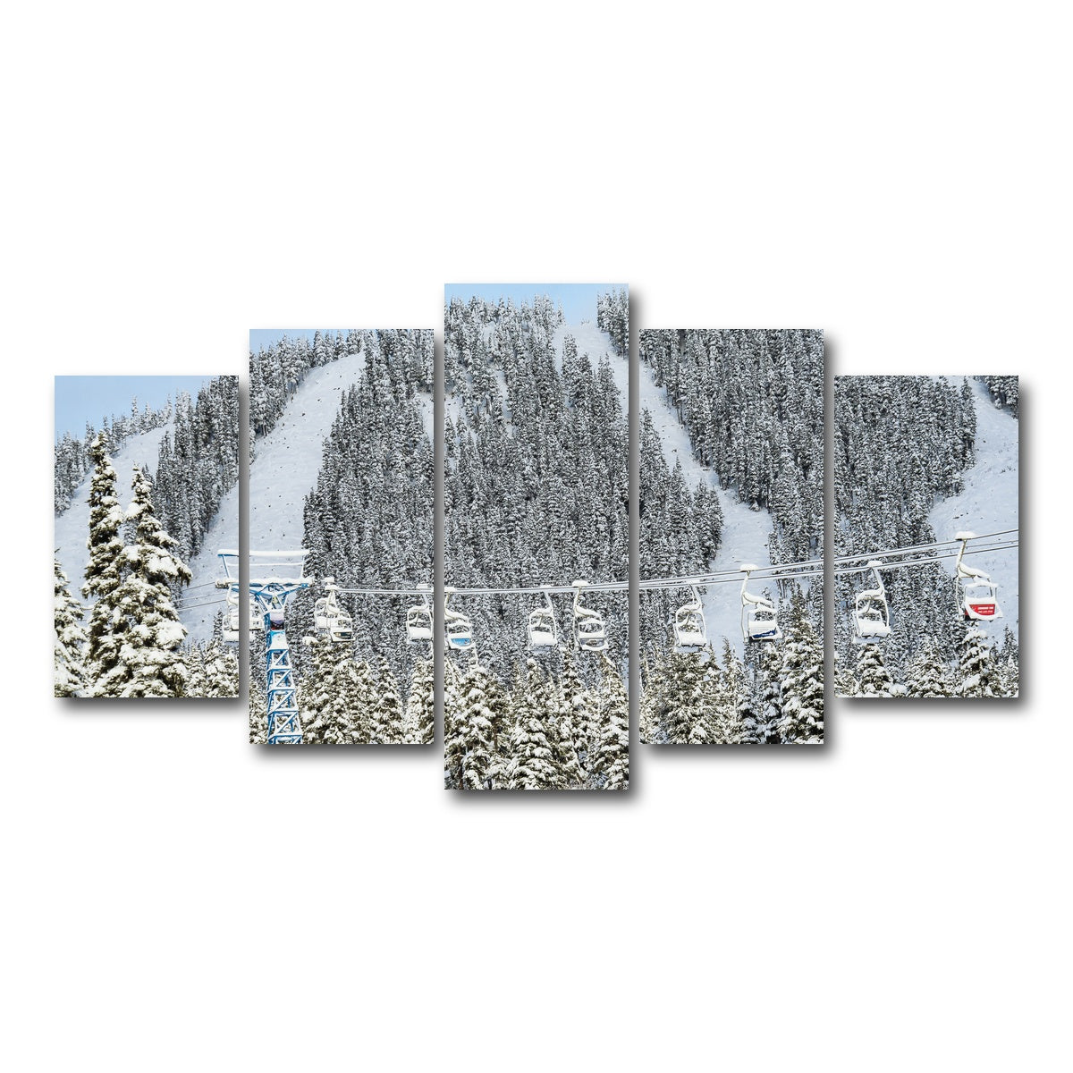 AUTO-MOCKUP WHITE | Shames Mountain Northern BC 1 | 5 Piece | Gallery Wrap Canvas | group=5_normal