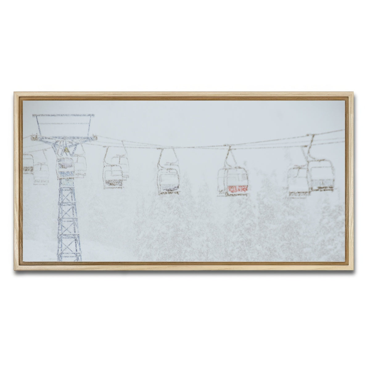 AUTO-MOCKUP WHITE | Shames Mountain Northern BC 2 | 1 Piece | Natural Framed Canvas | group=2x1
