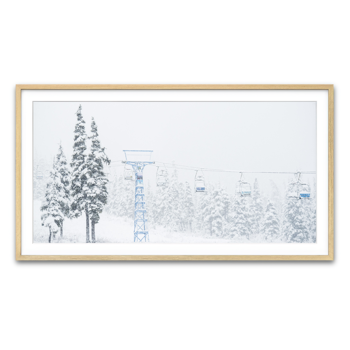 Framed Print 2x1 Natural