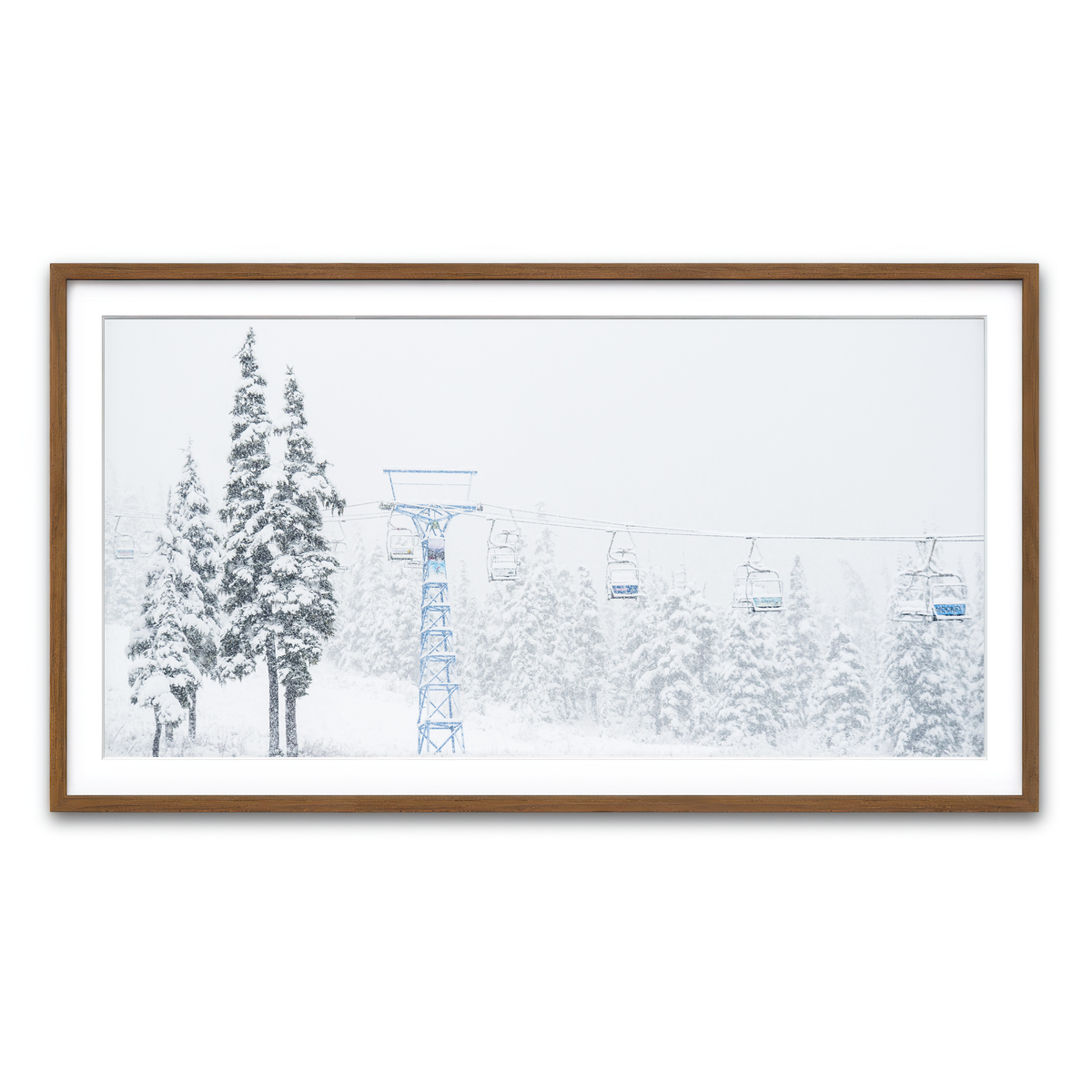 Framed Print 2x1 Walnut