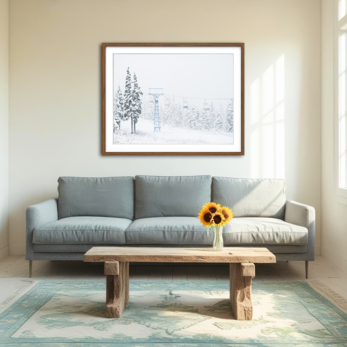 AUTO-MOCKUP ROOM | Shames Mountain Northern BC 3 Wall Art
