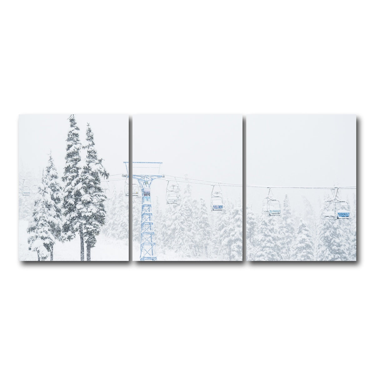 AUTO-MOCKUP WHITE | Shames Mountain Northern BC 3 | 3 Piece | Gallery Wrap Canvas | group=18x24