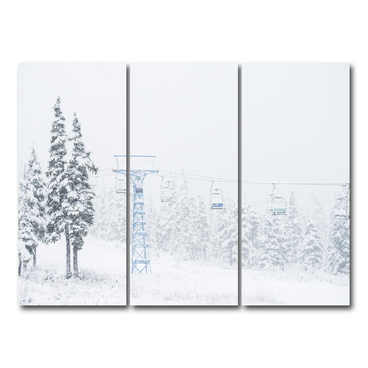 AUTO-MOCKUP WHITE | Shames Mountain Northern BC 3 | 3 Piece | Gallery Wrap Canvas | group=8x18