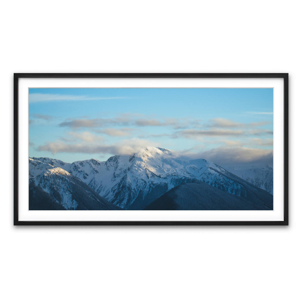 Framed Print 2x1 Black