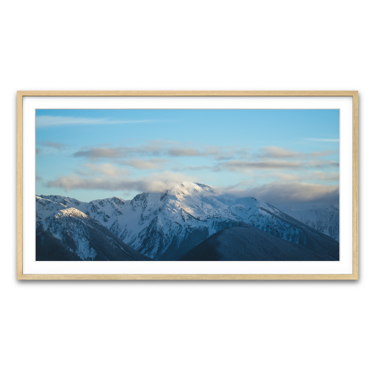 Framed Print 2x1 Natural