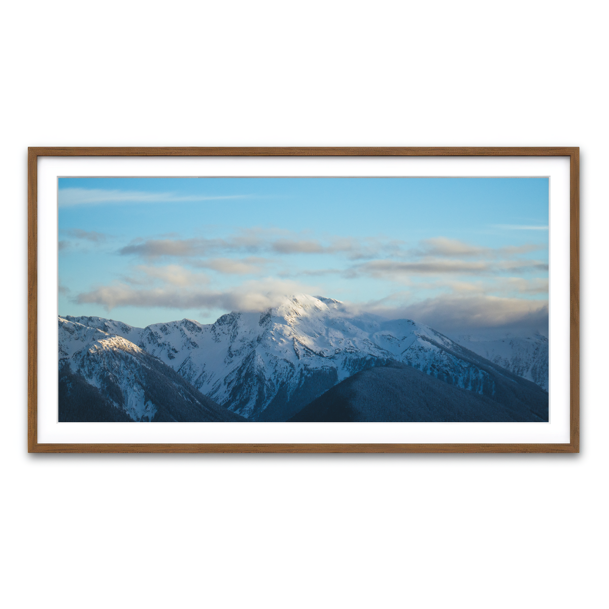 Framed Print 2x1 Walnut