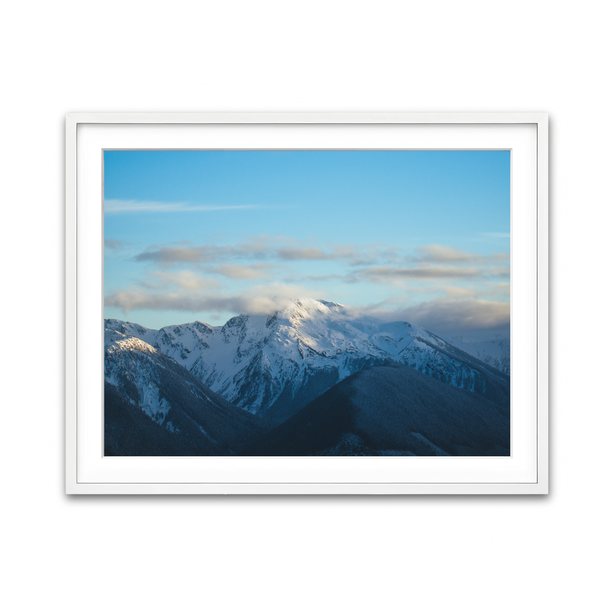 Framed Print 4x3 White