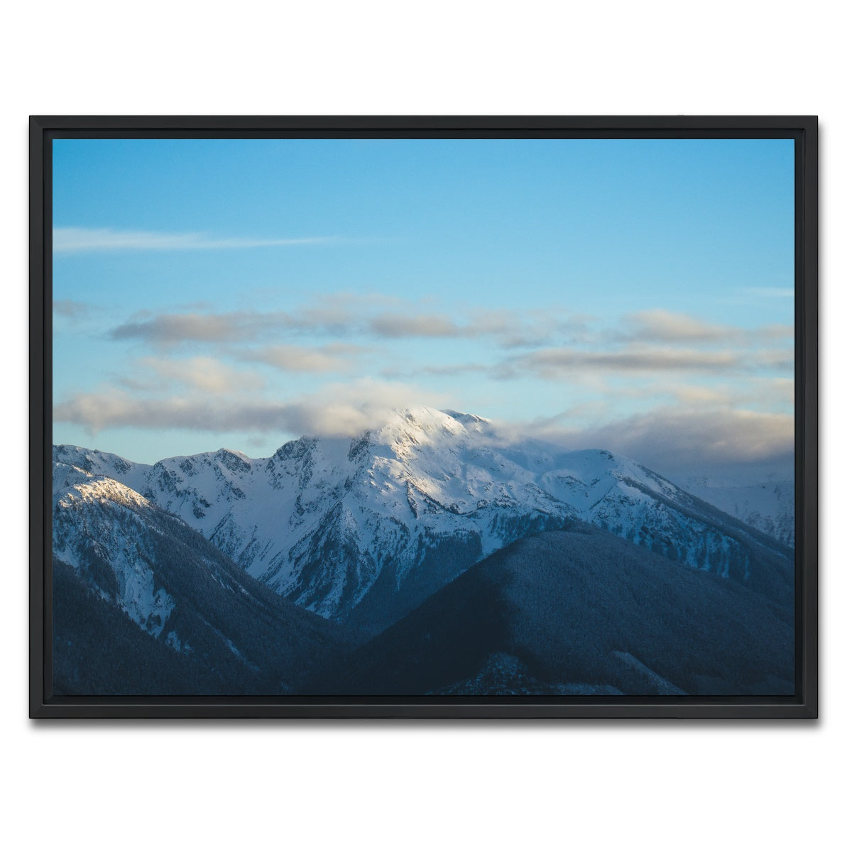 AUTO-MOCKUP WHITE | Shames Mountain Northern BC 4 | 1 Piece | Black Framed Canvas | group=4x3