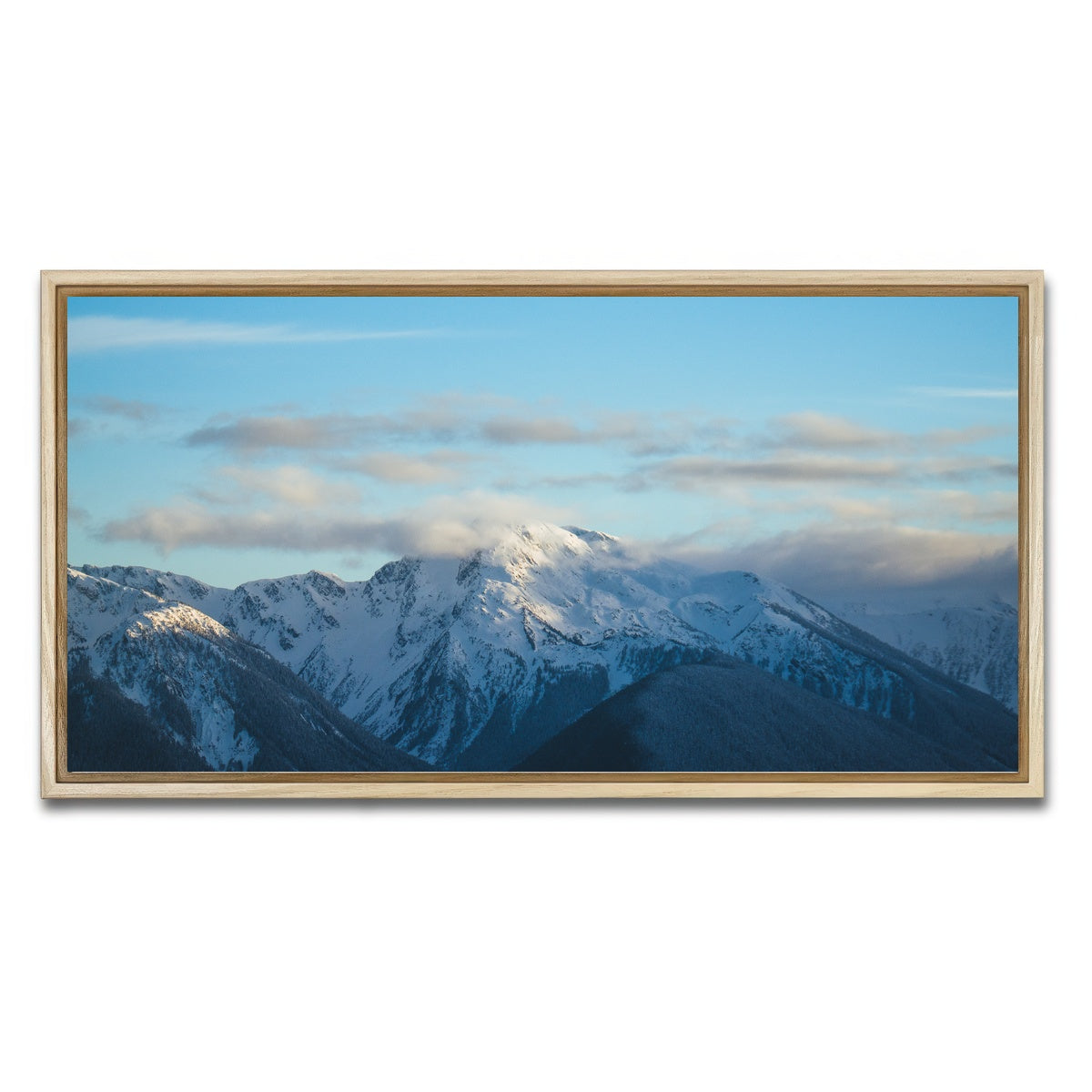 AUTO-MOCKUP WHITE | Shames Mountain Northern BC 4 | 1 Piece | Natural Framed Canvas | group=2x1