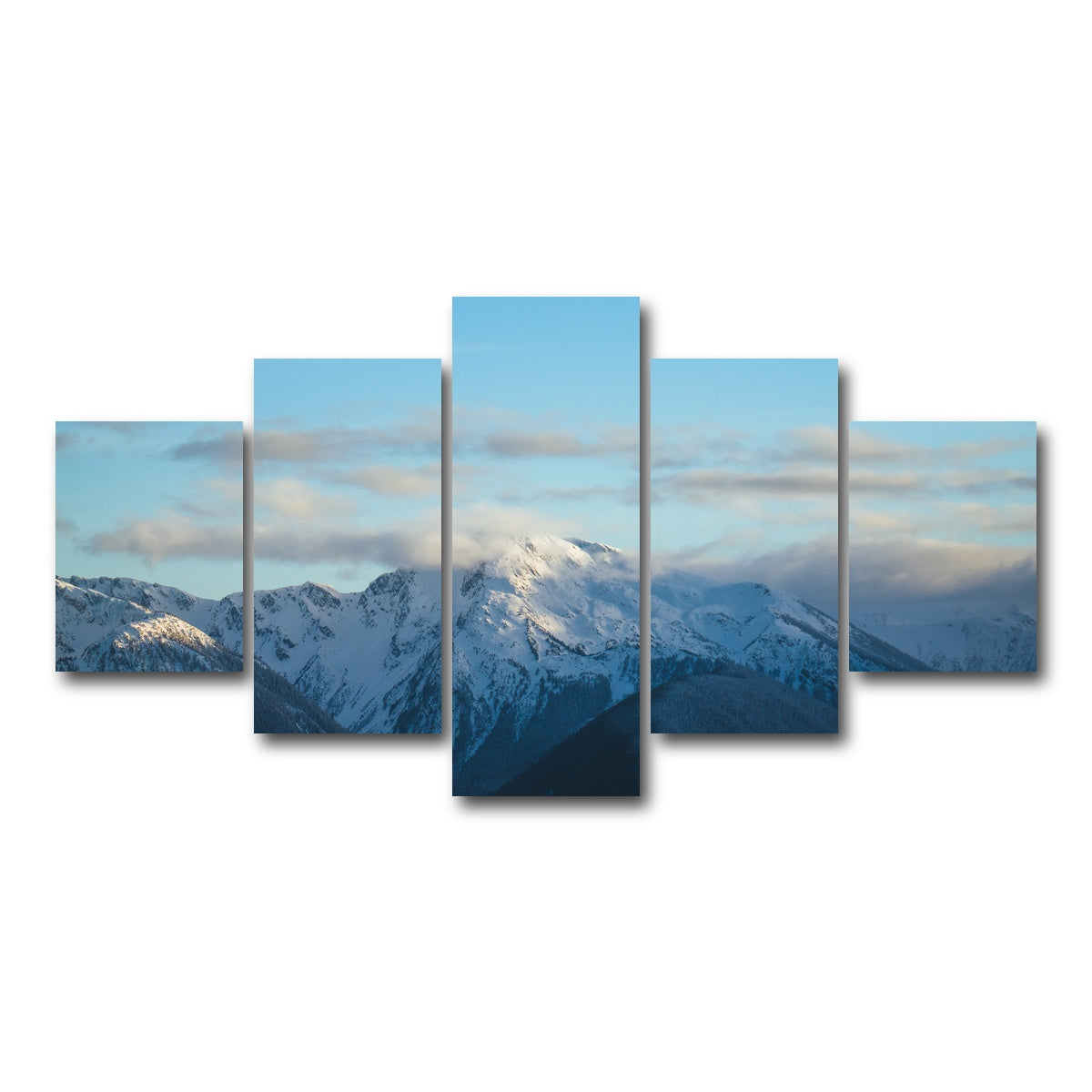 AUTO-MOCKUP WHITE | Shames Mountain Northern BC 4 | 5 Piece | Gallery Wrap Canvas | group=5_short