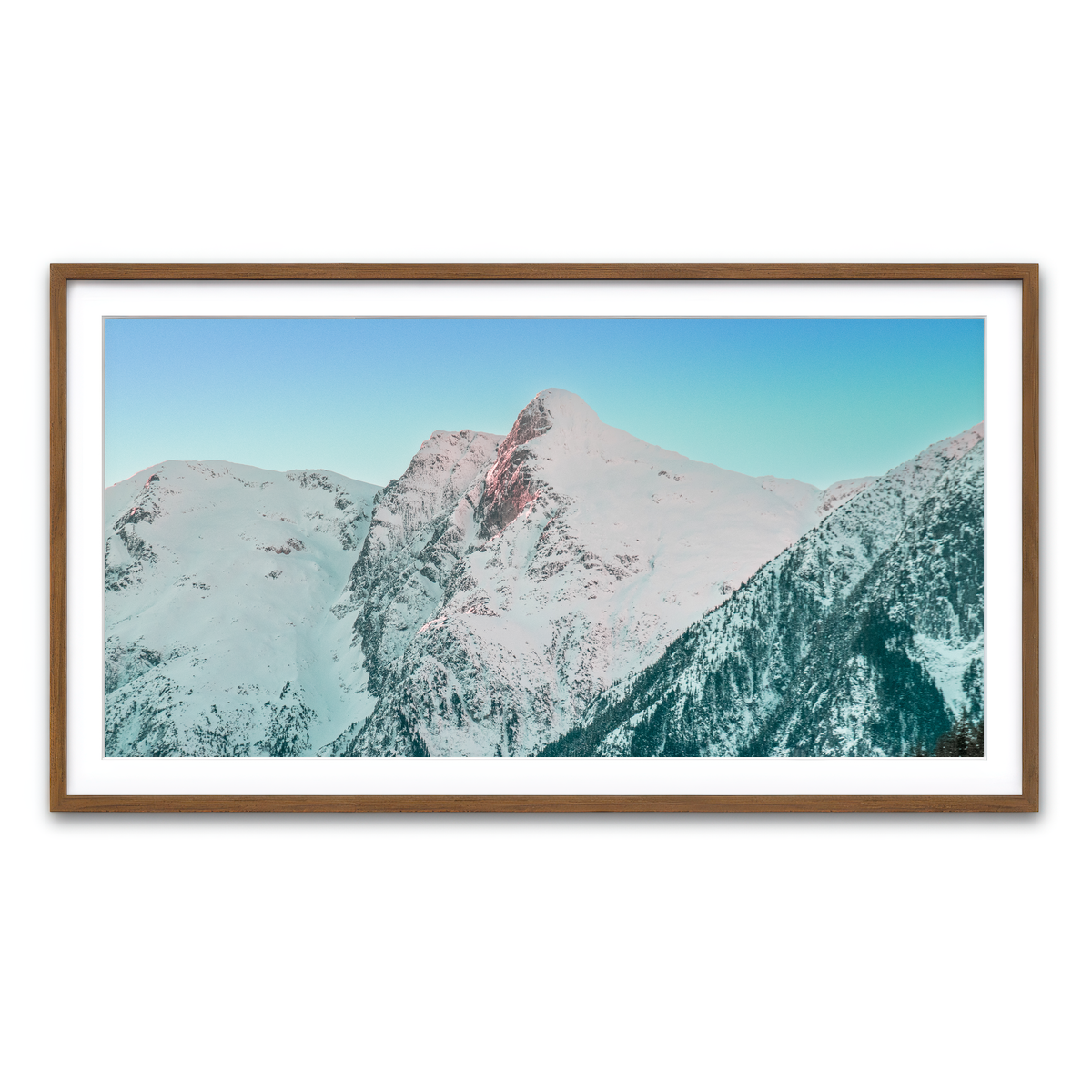 Framed Print 2x1 Walnut