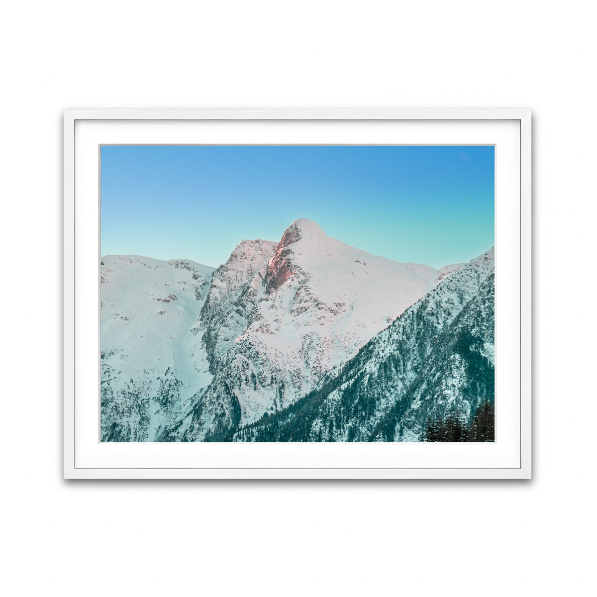 Framed Print 4x3 White