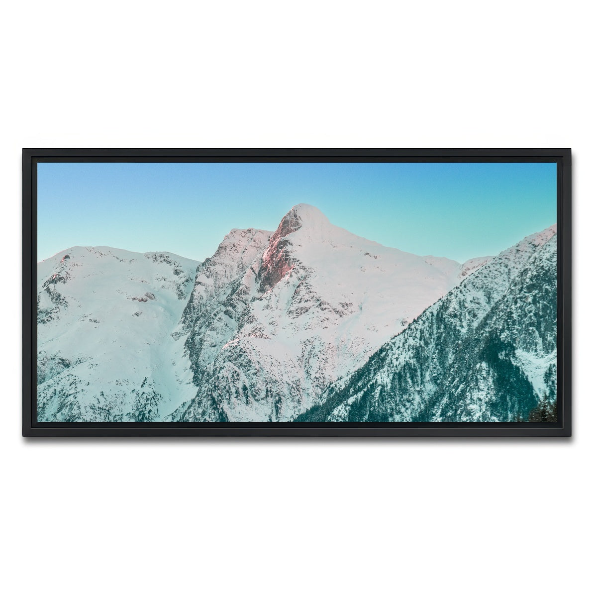 AUTO-MOCKUP WHITE | Shames Mountain Northern BC 5 | 1 Piece | Black Framed Canvas | group=2x1