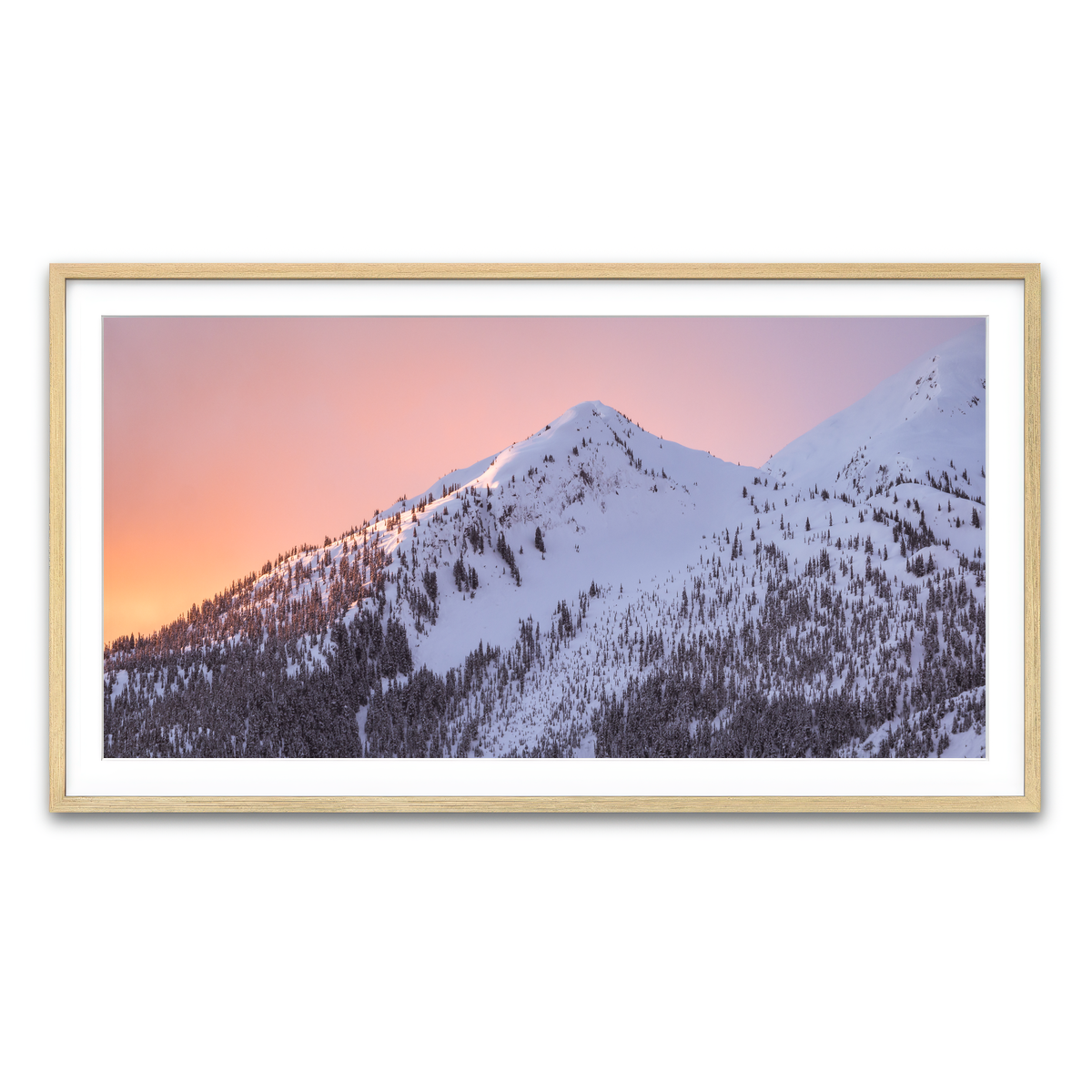 Framed Print 2x1 Natural