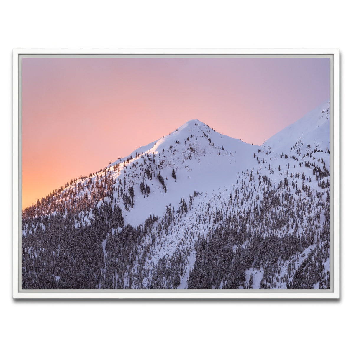 AUTO-MOCKUP WHITE | Shames Mountain Northern BC 6 | 1 Piece | White Framed Canvas | group=4x3
