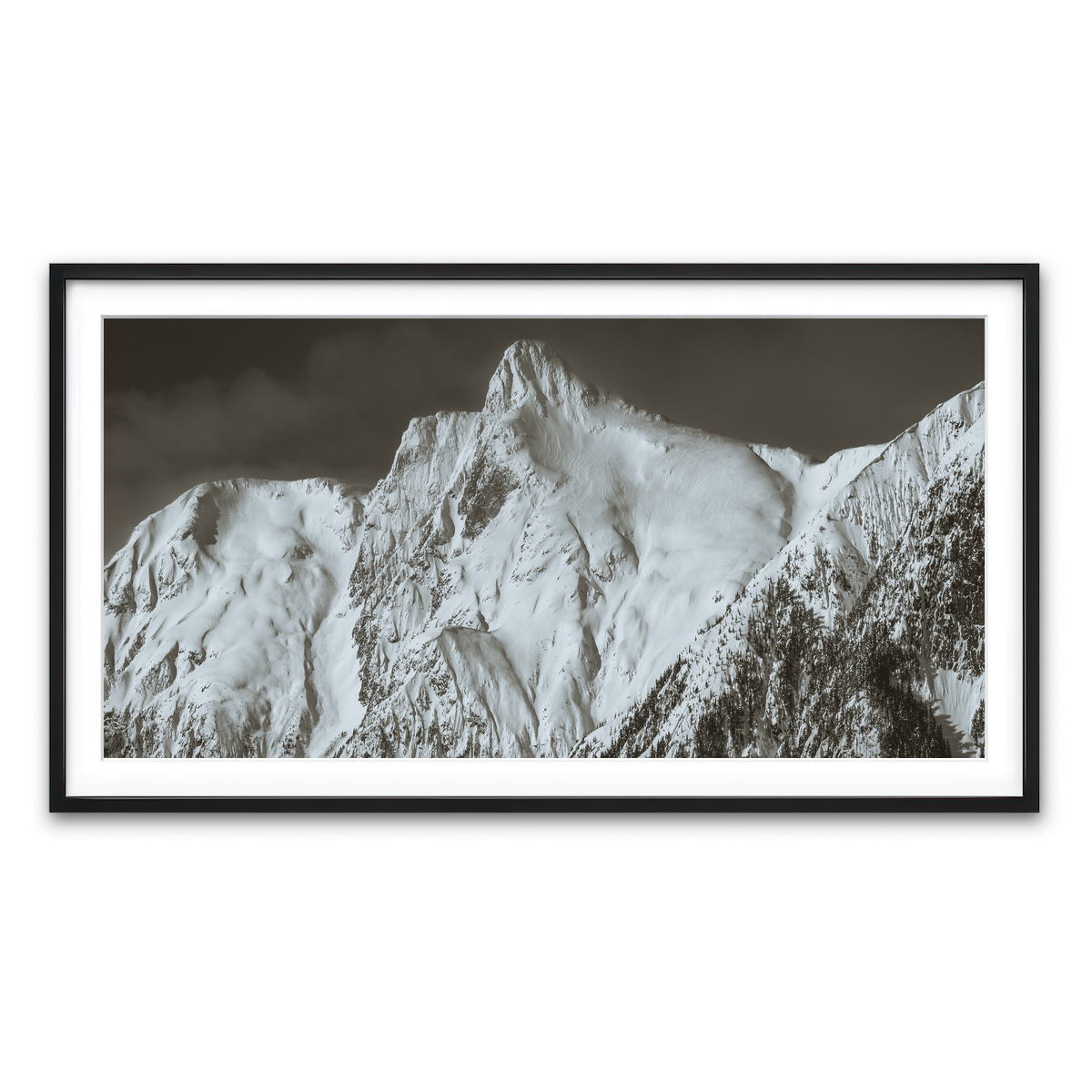 Framed Print 2x1 Black