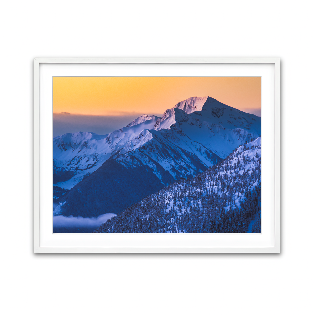 Framed Print 4x3 White