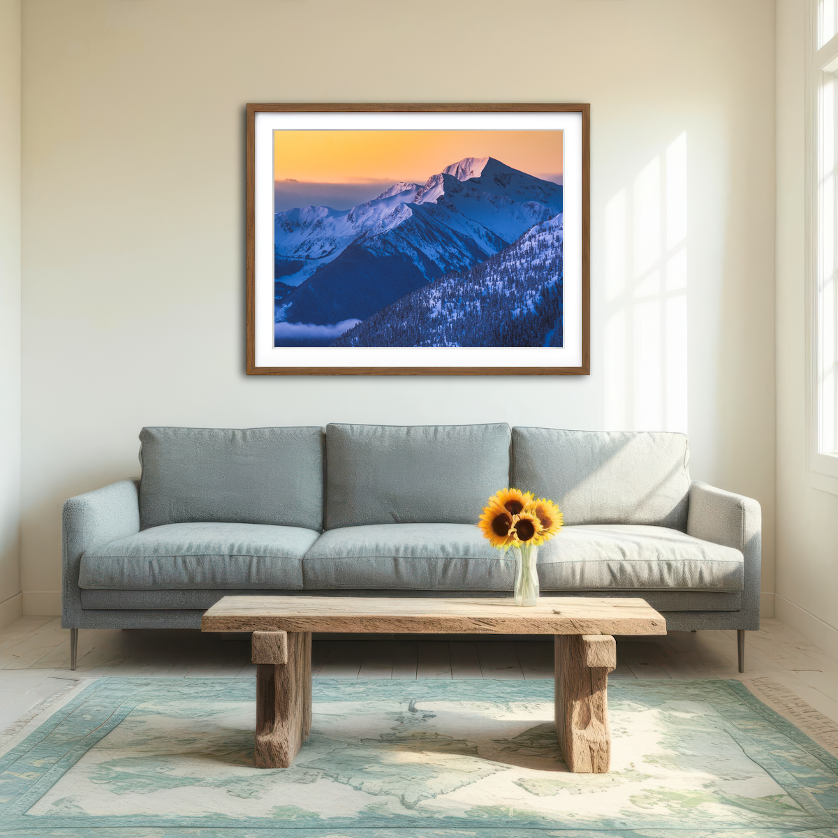 AUTO-MOCKUP ROOM | Shames Sunrise Wall Art
