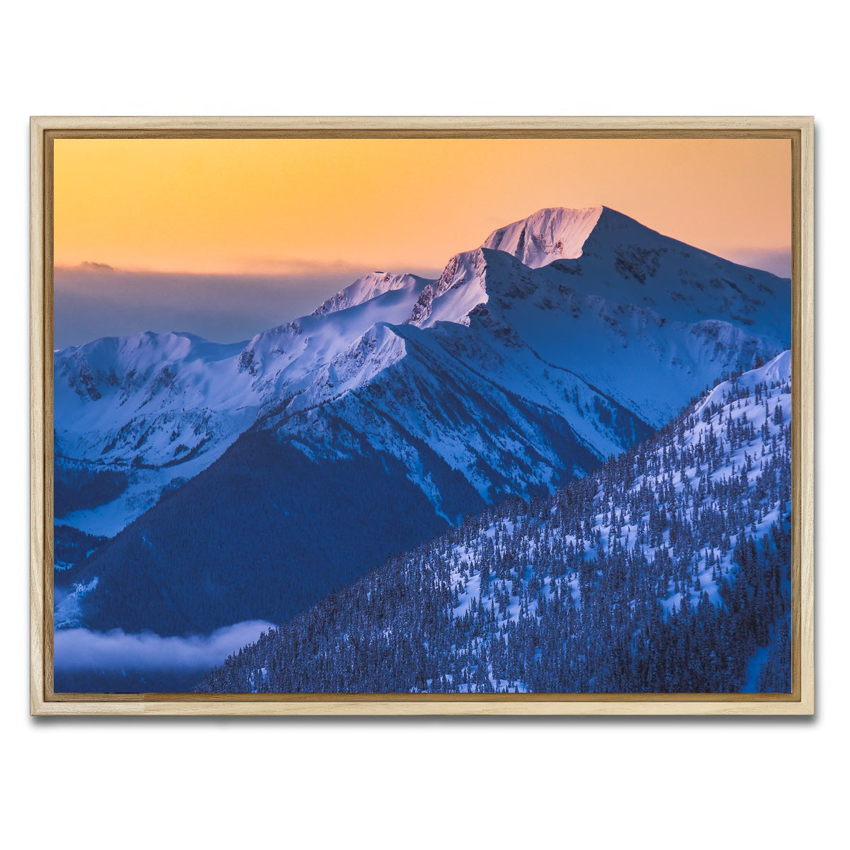 AUTO-MOCKUP WHITE | Shames Sunrise | 1 Piece | Natural Framed Canvas | group=4x3