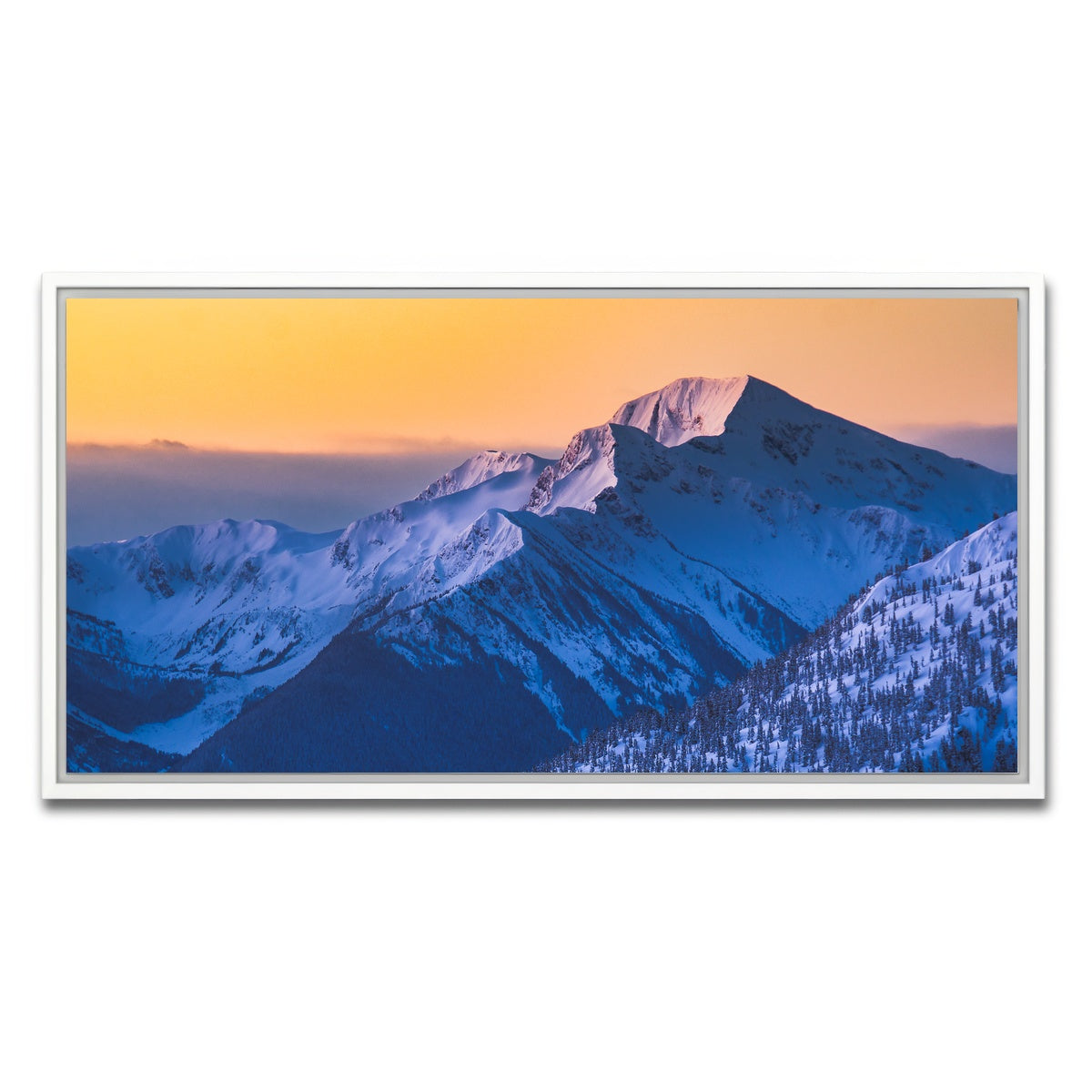 AUTO-MOCKUP WHITE | Shames Sunrise | 1 Piece | White Framed Canvas | group=2x1