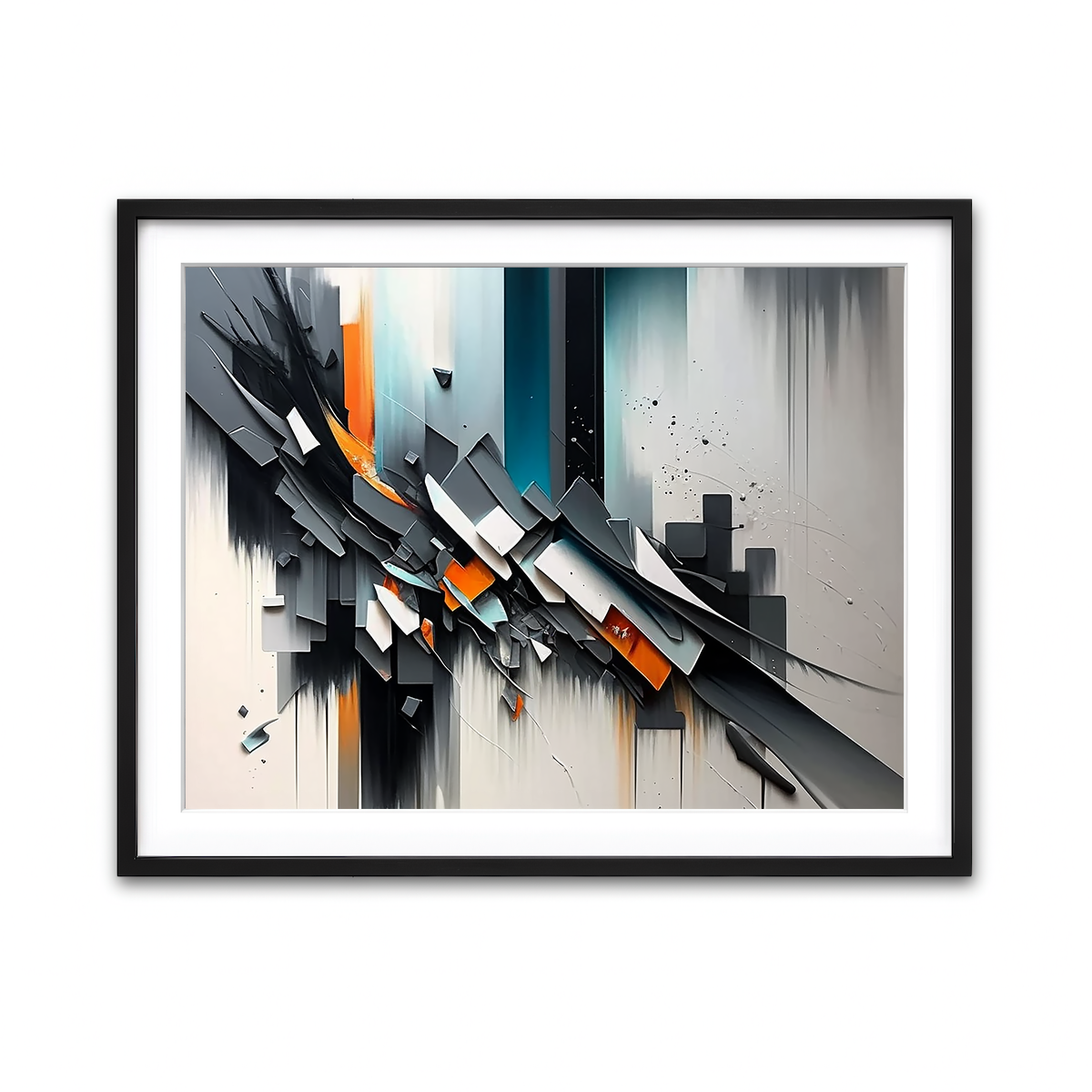 Framed Print 4x3 Black