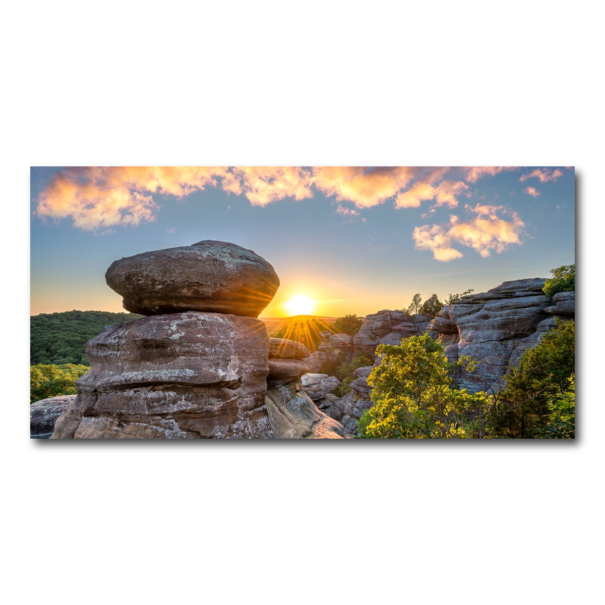 AUTO-MOCKUP WHITE | Shawnee National Forest - Garden of the Gods | 1 Piece | Gallery Wrap Canvas | group=2x1